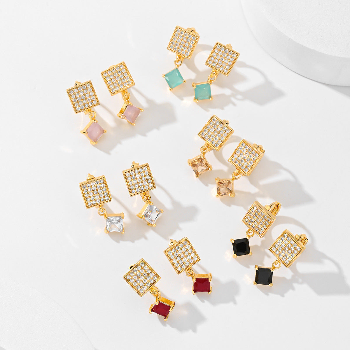 Square Fashion Earrings