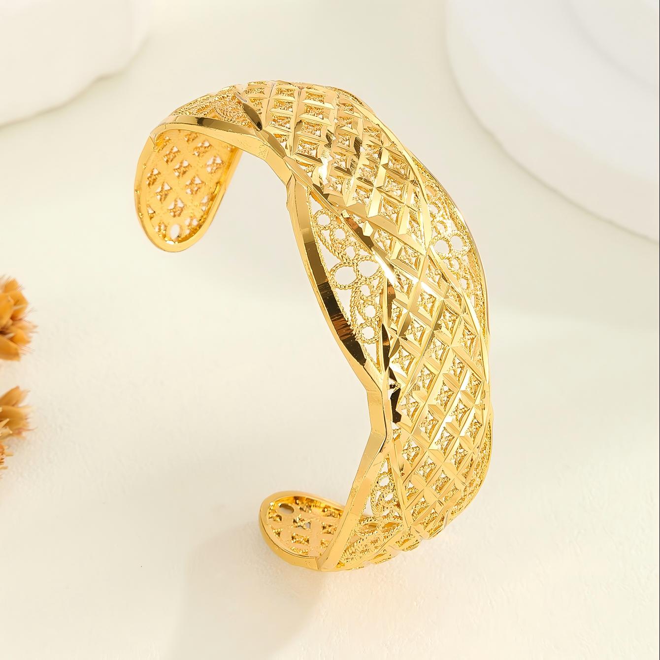 18K Gold  Woven Cuff