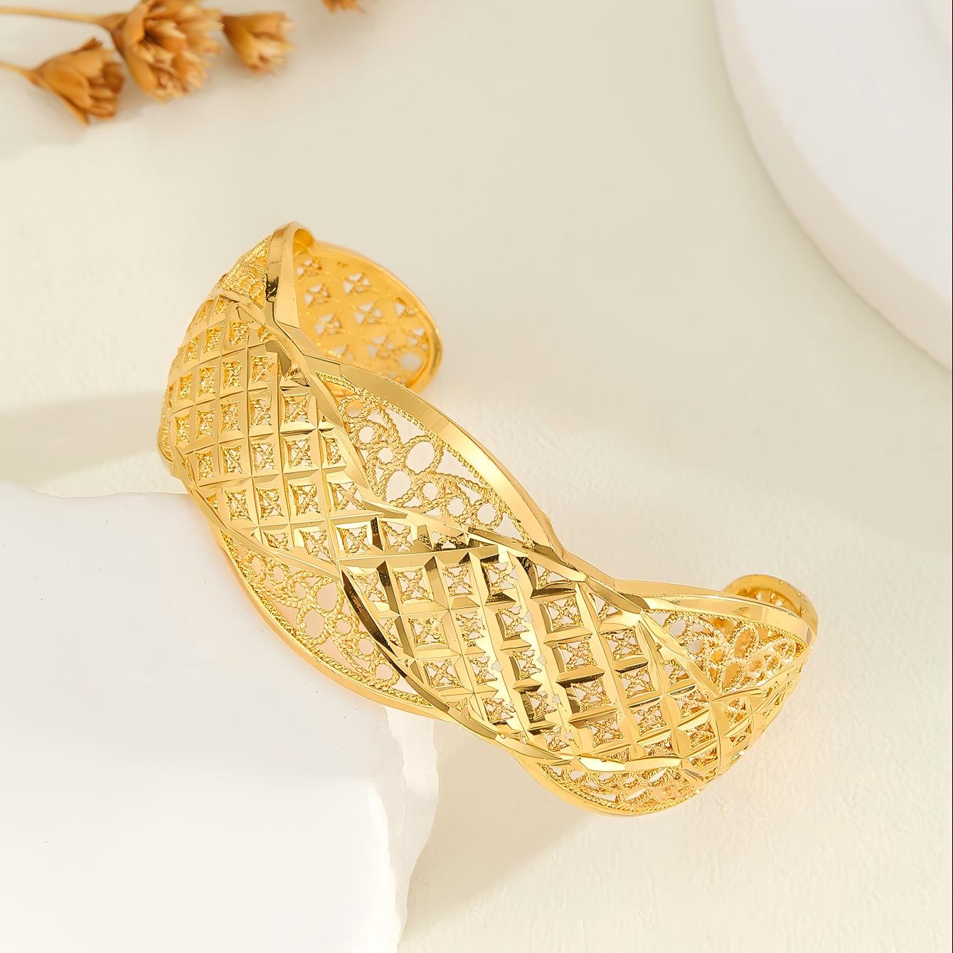 18K Gold  Woven Cuff