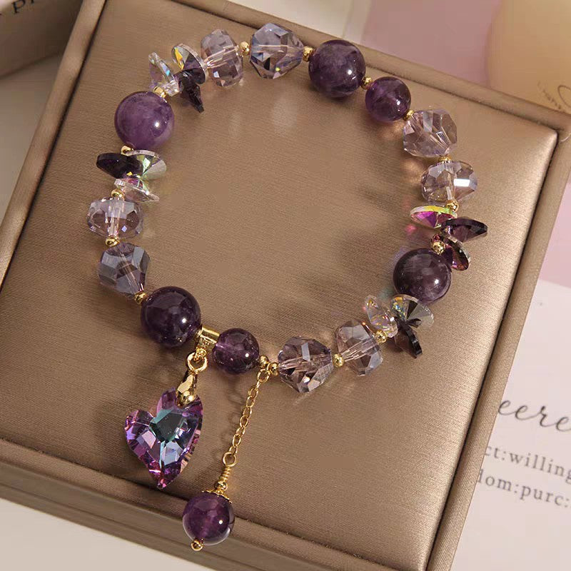 Purple Heart  Bracelet