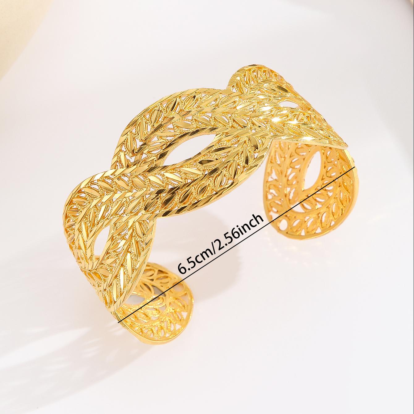 18K Gold  Woven Cuff